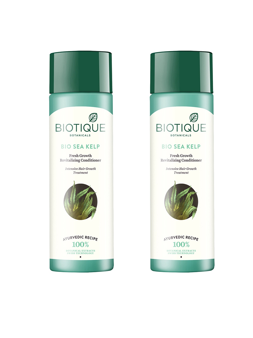 

Biotique Unisex Pack Of 2 Bio Sea Kelp Fresh Growth Revitalizing Conditioner 120 ml, Blue