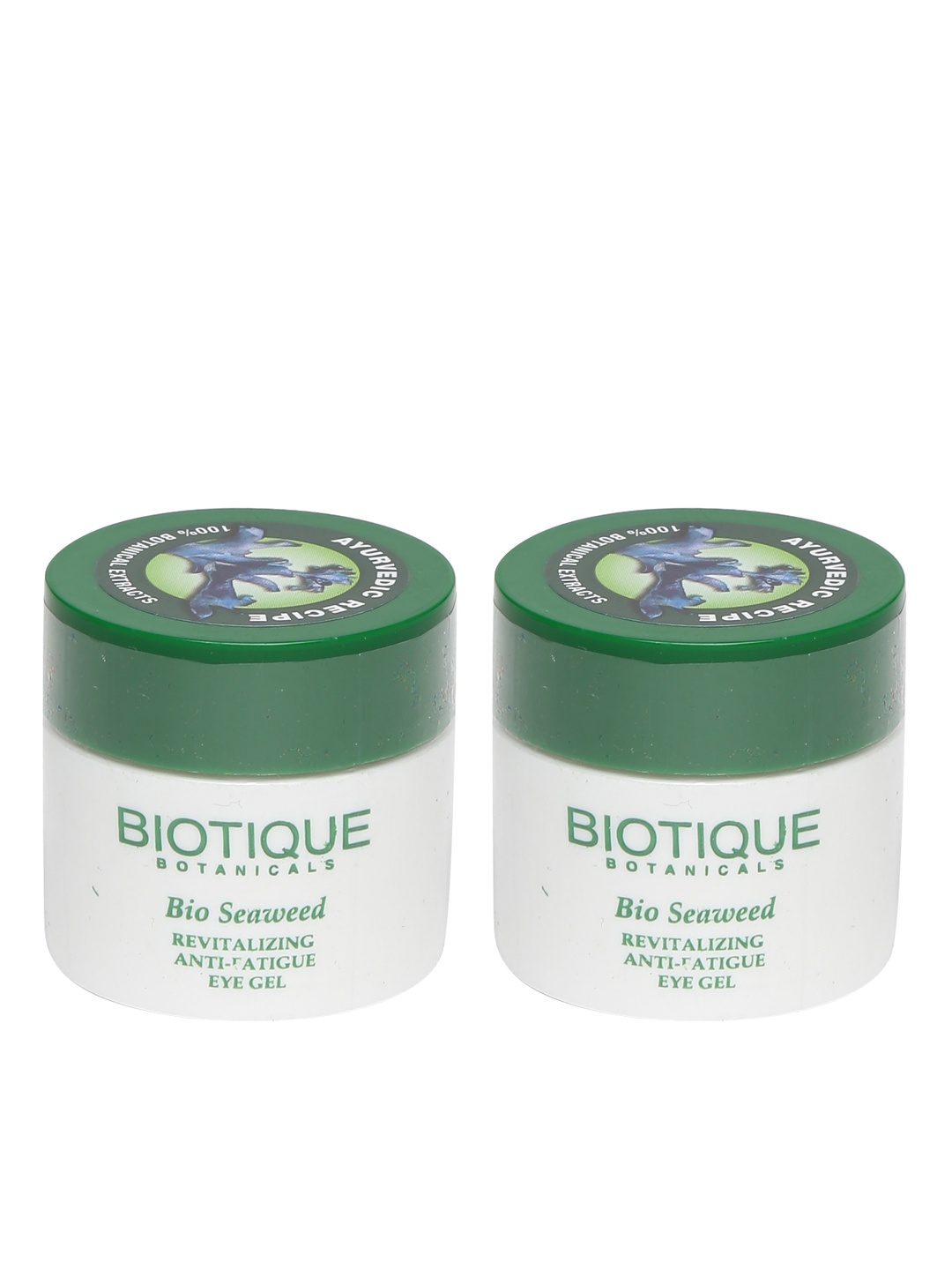 

Biotique Unisex Set of 2 Bio Sea Weed Revitalizing Anti-Fatigue Eye Gel, White