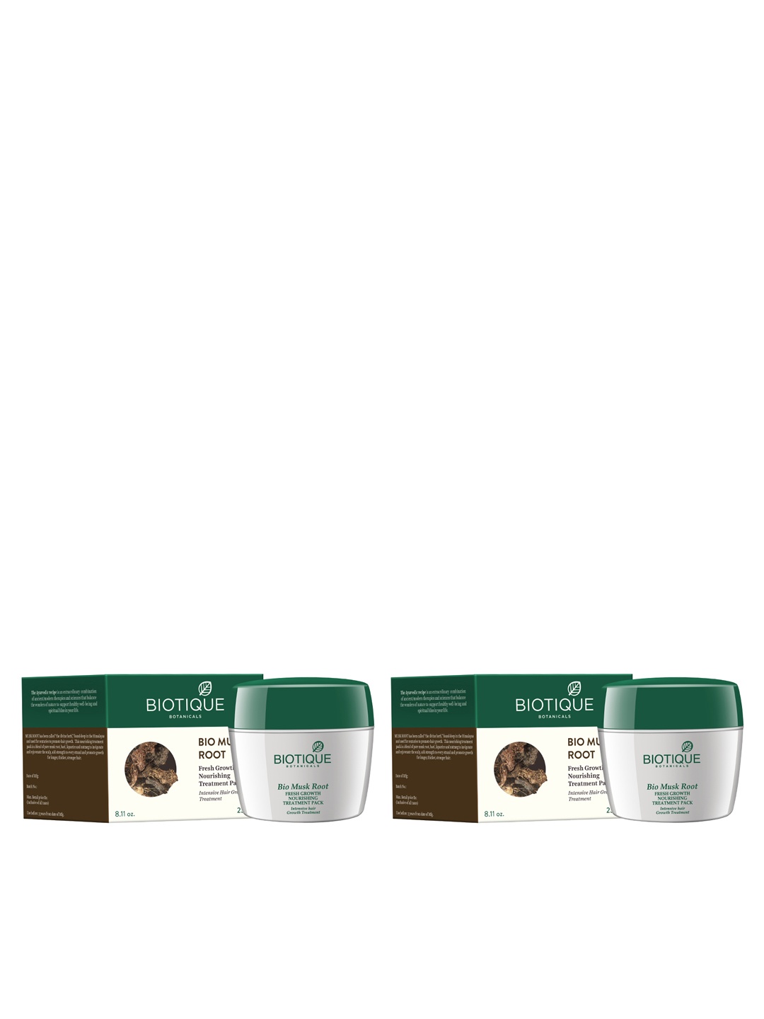 

Biotique Hair Growth Nourishing Duo, White