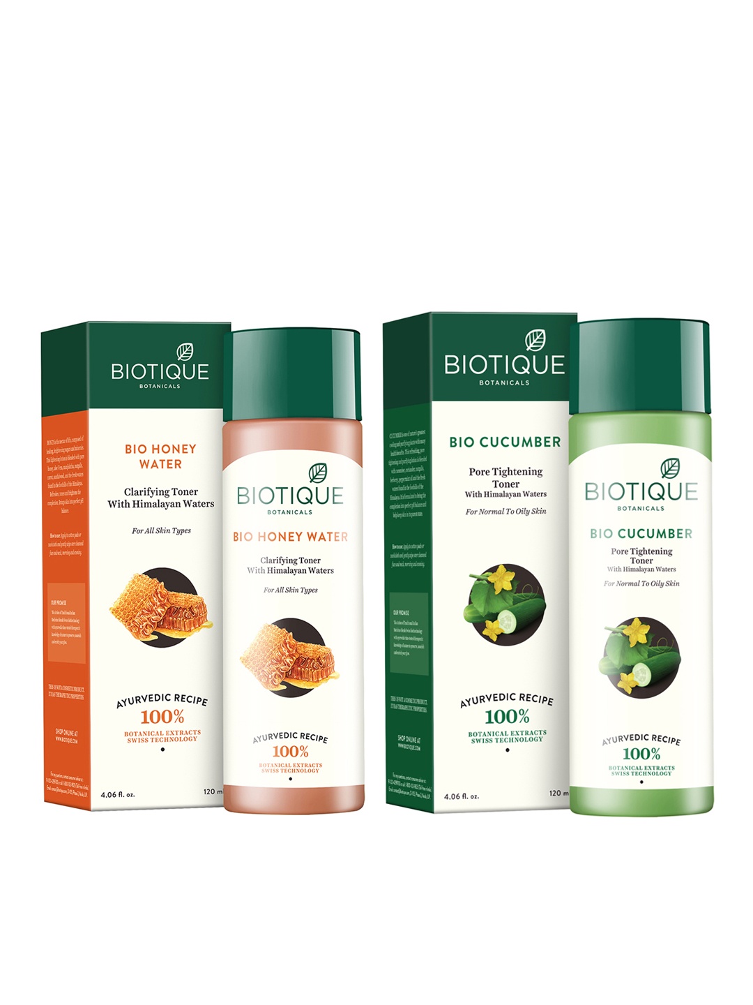 

Biotique Honey & Cucumber Toner, Orange