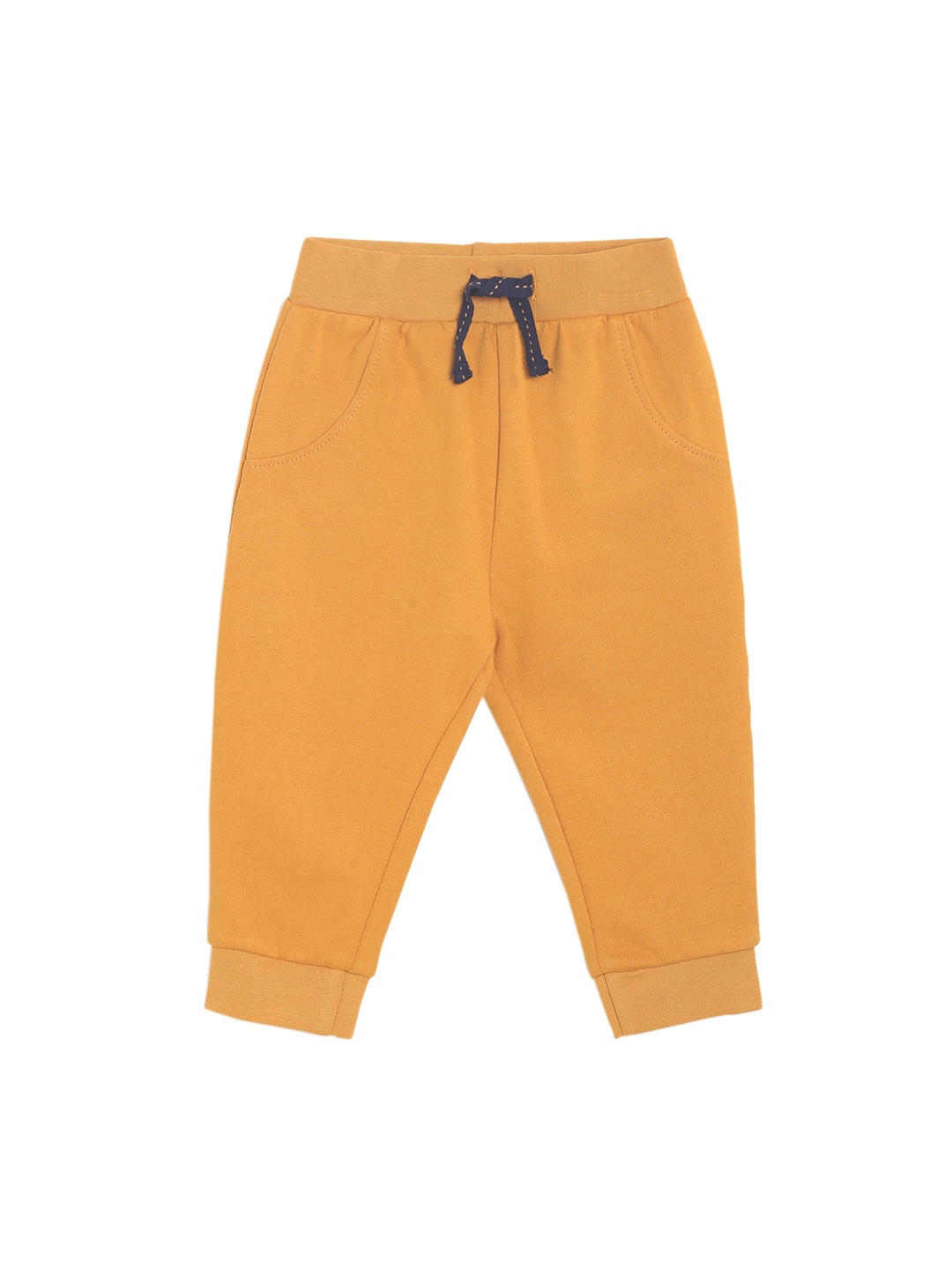 

MINI KLUB Boys Yellow Solid Joggers