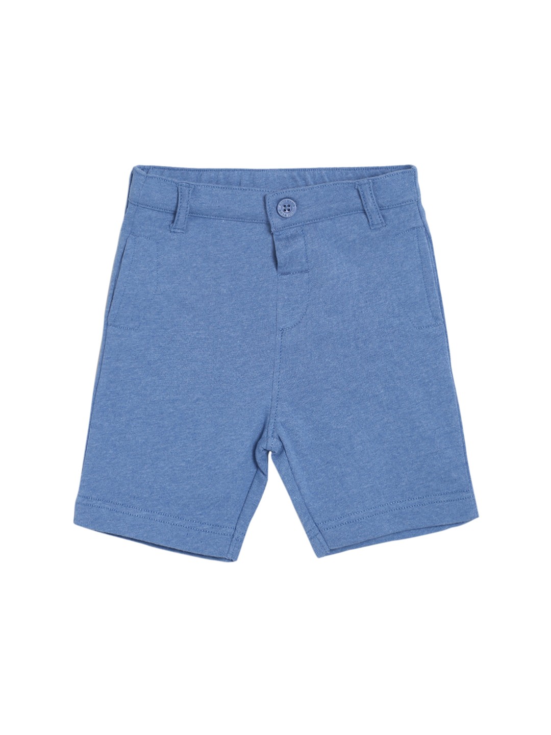 

MINI KLUB Boys Blue Solid Regular Fit Regular Shorts