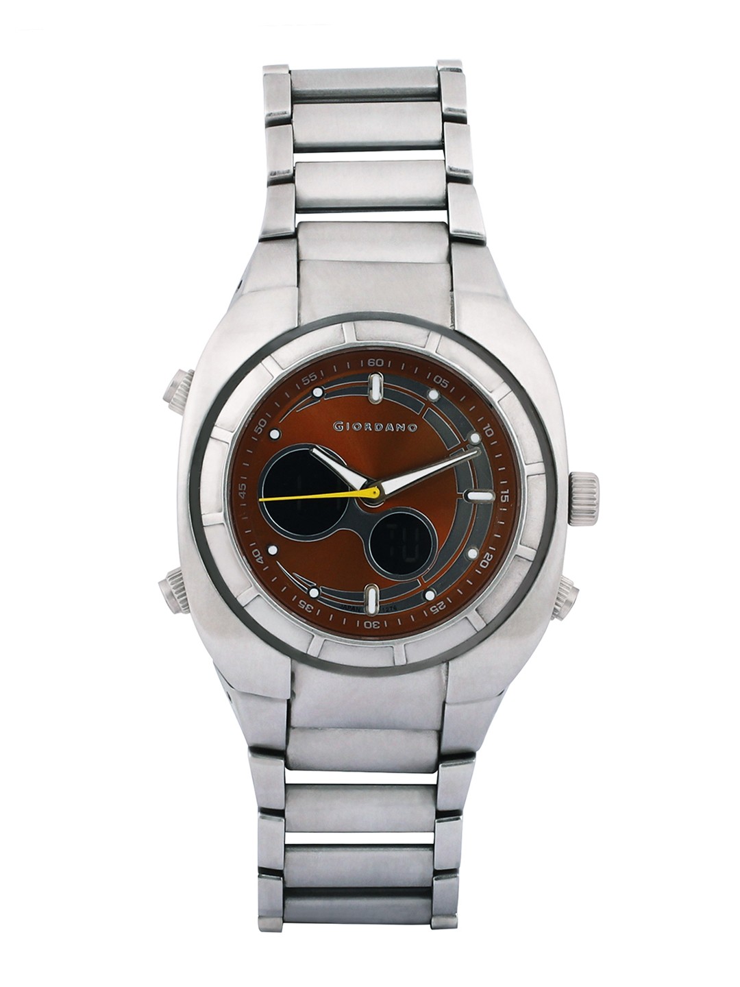 

GIORDANO Men Brown Analogue and Digital Watch 1276-33