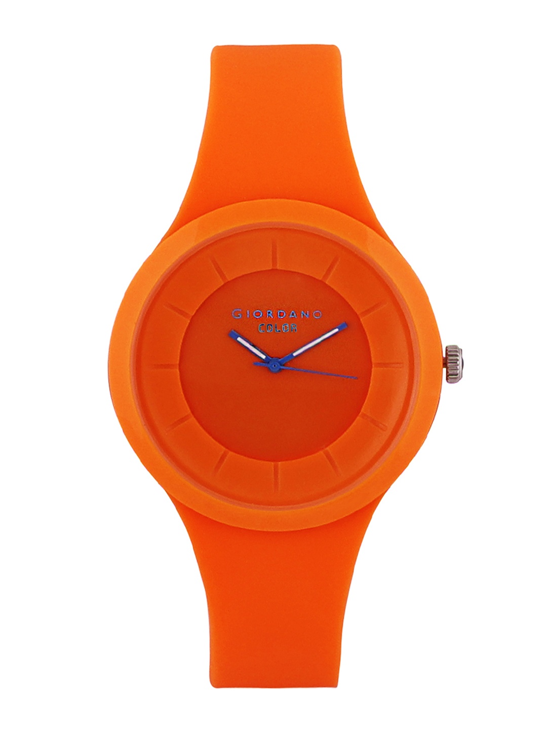 

GIORDANO Men Orange Analogue Watch 1677-OA