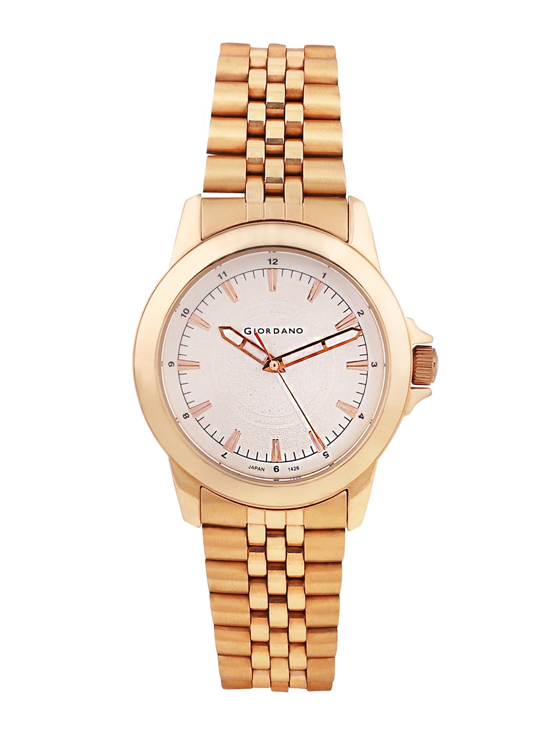 

GIORDANO Men White Analogue Watch 1426-55