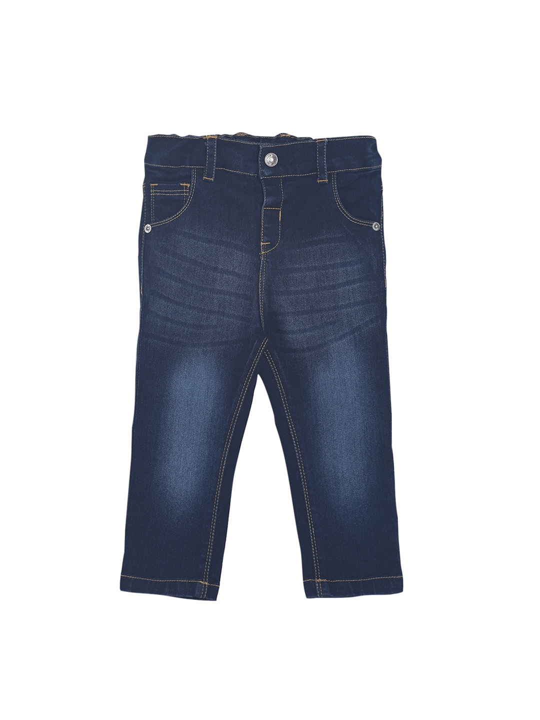 

MINI KLUB Boys Blue Regular Fit Mid-Rise Clean Look Stretchable Jeans