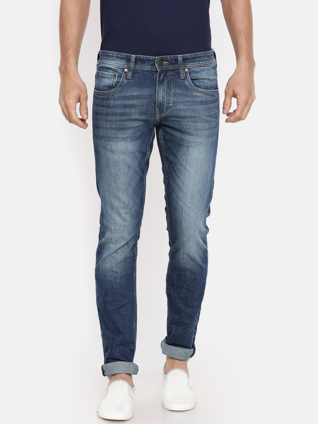 

Jack & Jones Men Blue Slim Fit Low-Rise Clean Look Stretchable Jeans