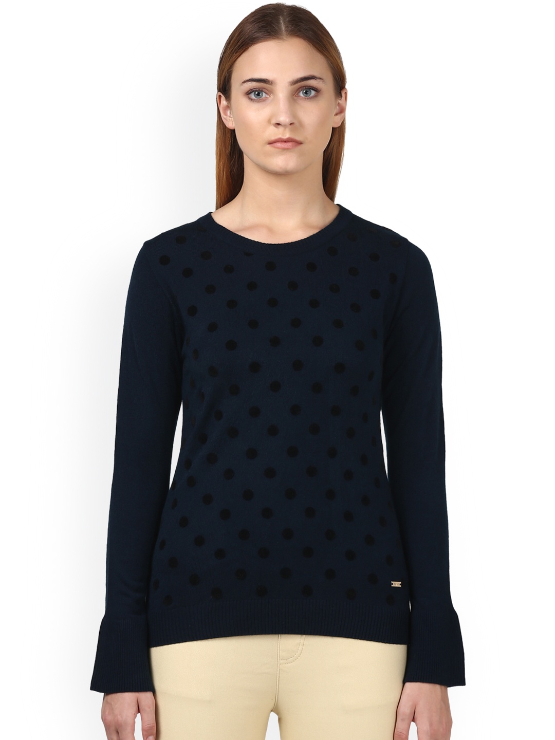 

Park Avenue Woman Navy Blue Printed Pullover