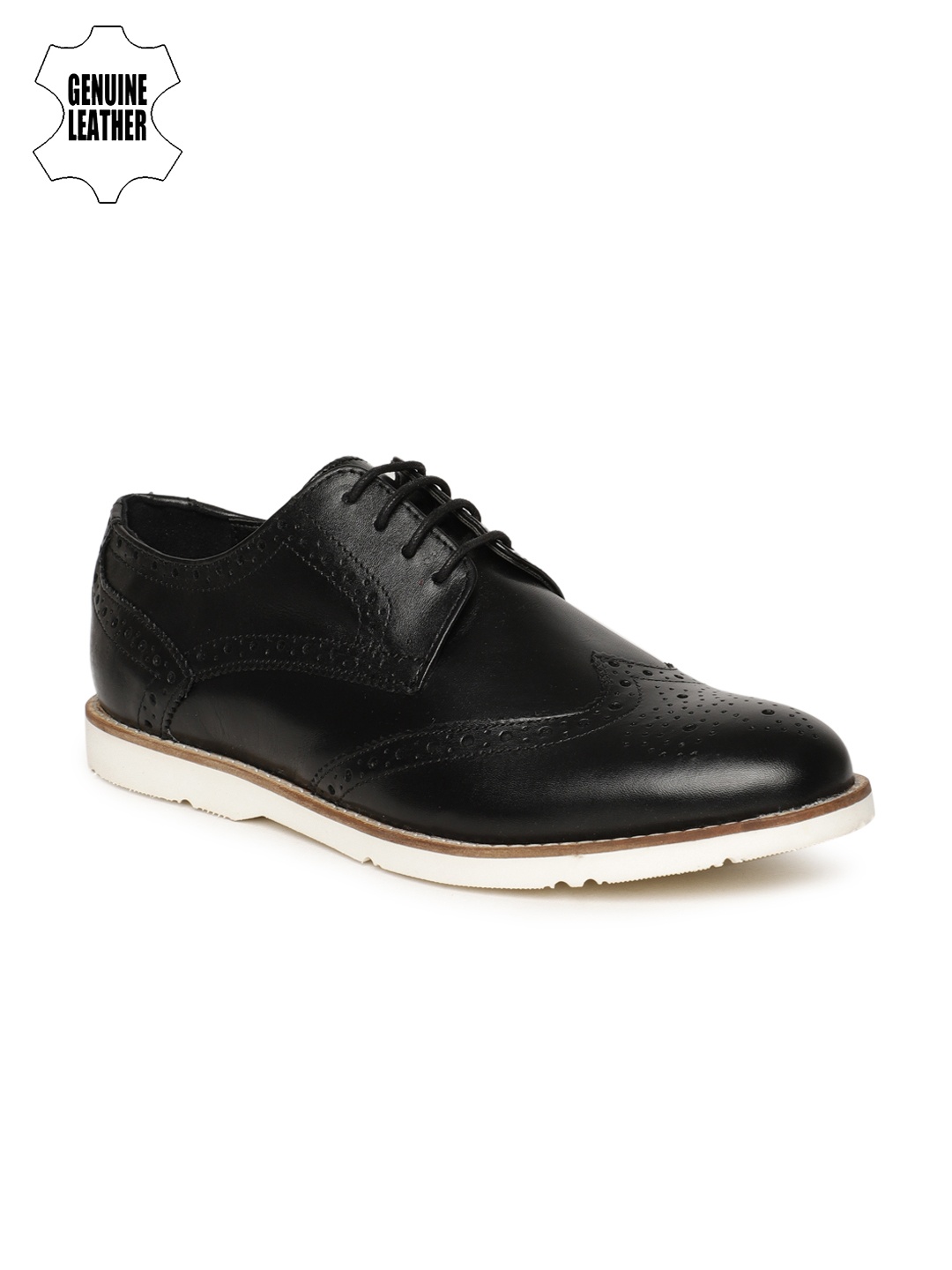 

Arrow Men Black CRESTONE Leather Brogues