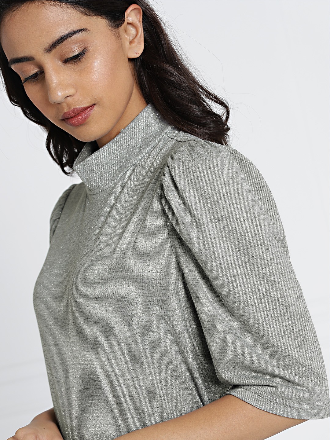

all about you Women Grey Solid Top