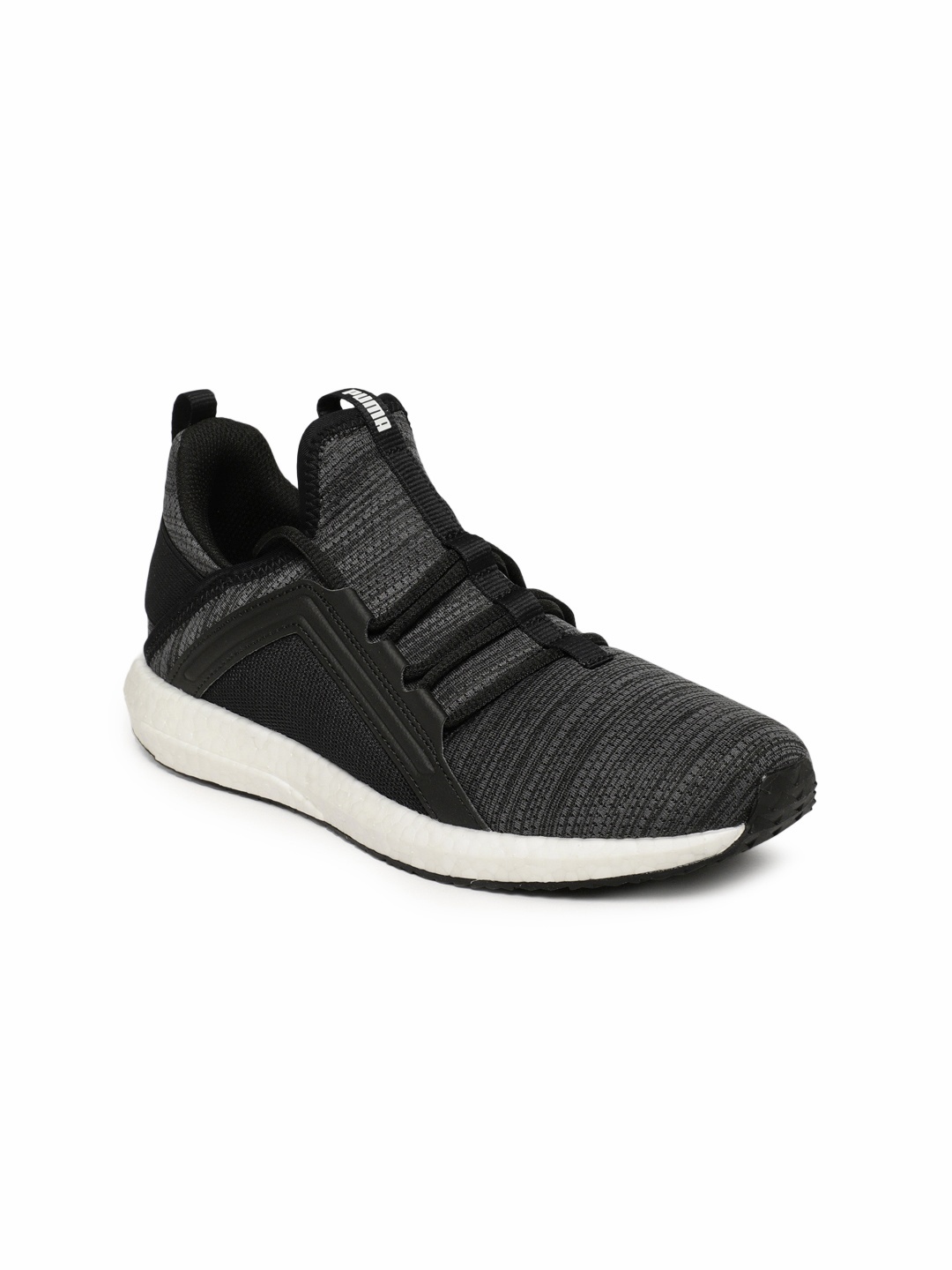 

Puma Women Grey Mega NRGY Heather Knit Running Shoes