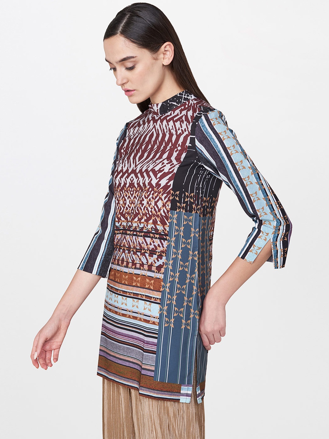 

AND Multicoloured Printed Tunic, Multi