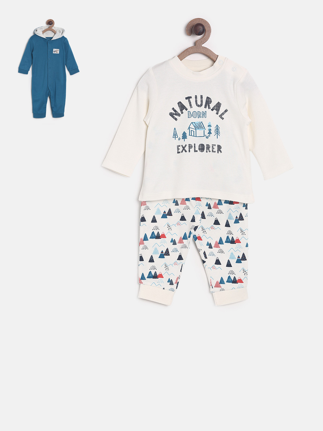 

MINI KLUB Boys Multicoloured Printed Clothing Set, Multi