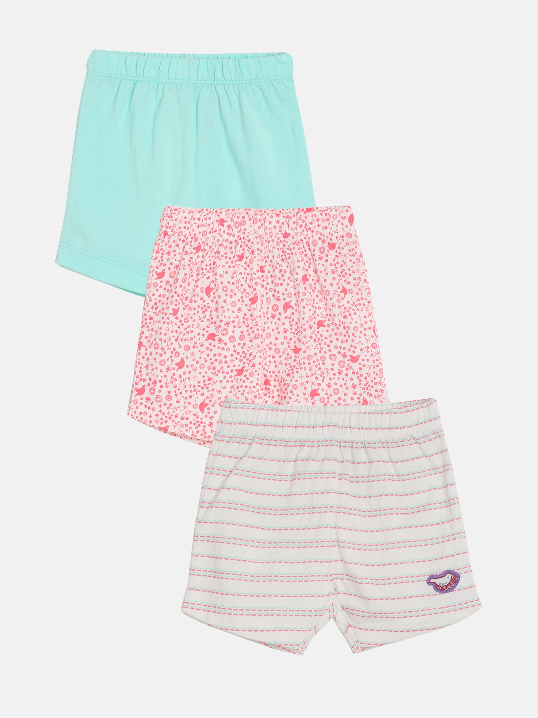 

MINI KLUB Girls Pack of 3 Shorts, Blue