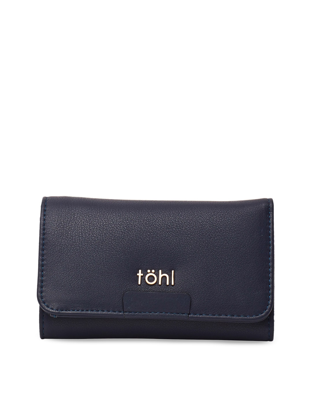 

tohl Women Blue Solid Two Fold Wallet