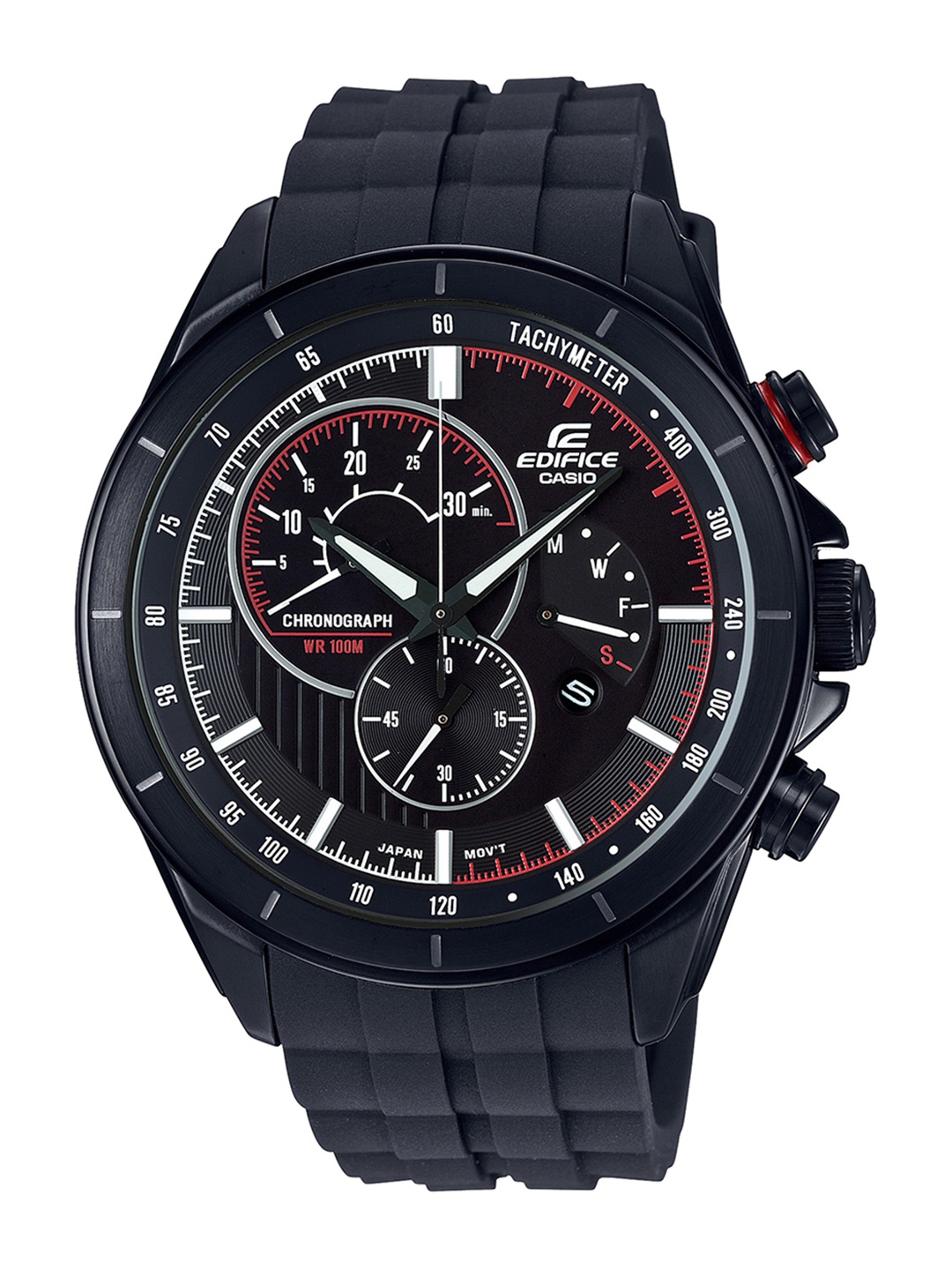 

CASIO Edifice Men Black Dial Chronograph Watch EFR-561PB-1AVUDF - EX418