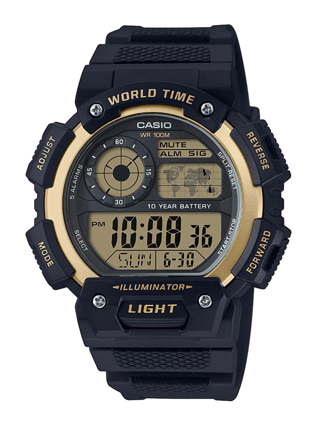 

Casio Youth Digital Men Gold Digital watch D151 AE-1400WH-9AVDF