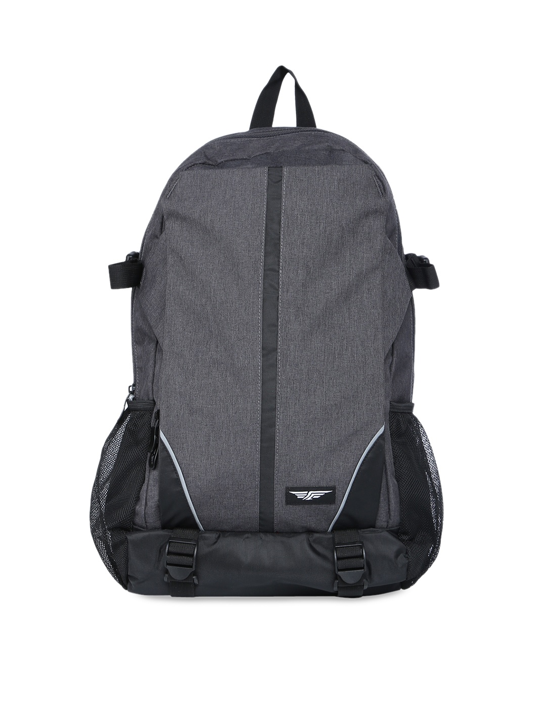 

Red Tape Men Black & Charcoal Solid Backpack