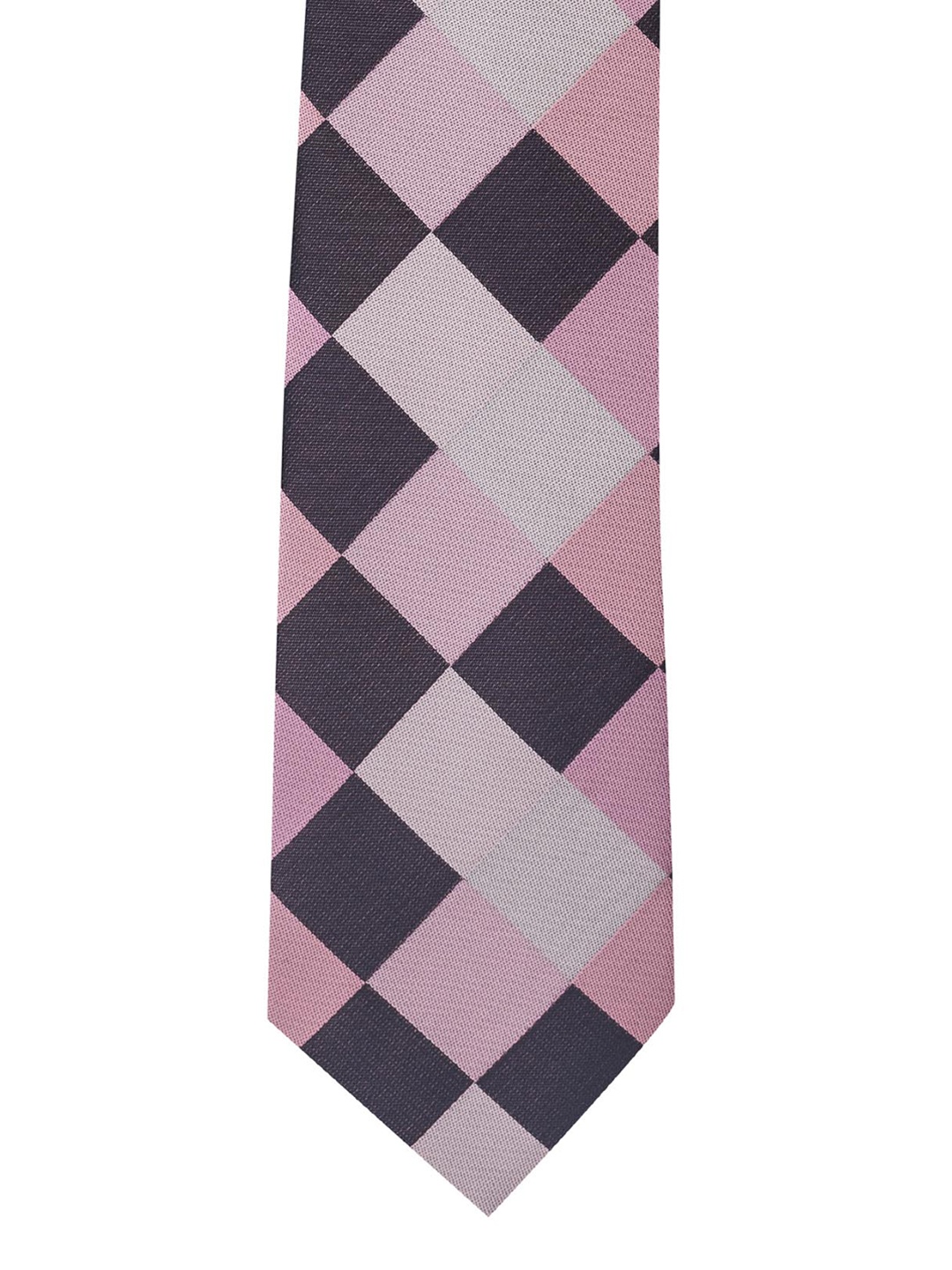 

The Tie Hub Pink & Purple Checked Broad Tie