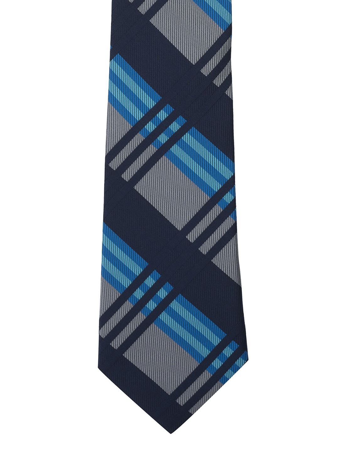 

The Tie Hub Blue & Grey Checked Skinny Tie