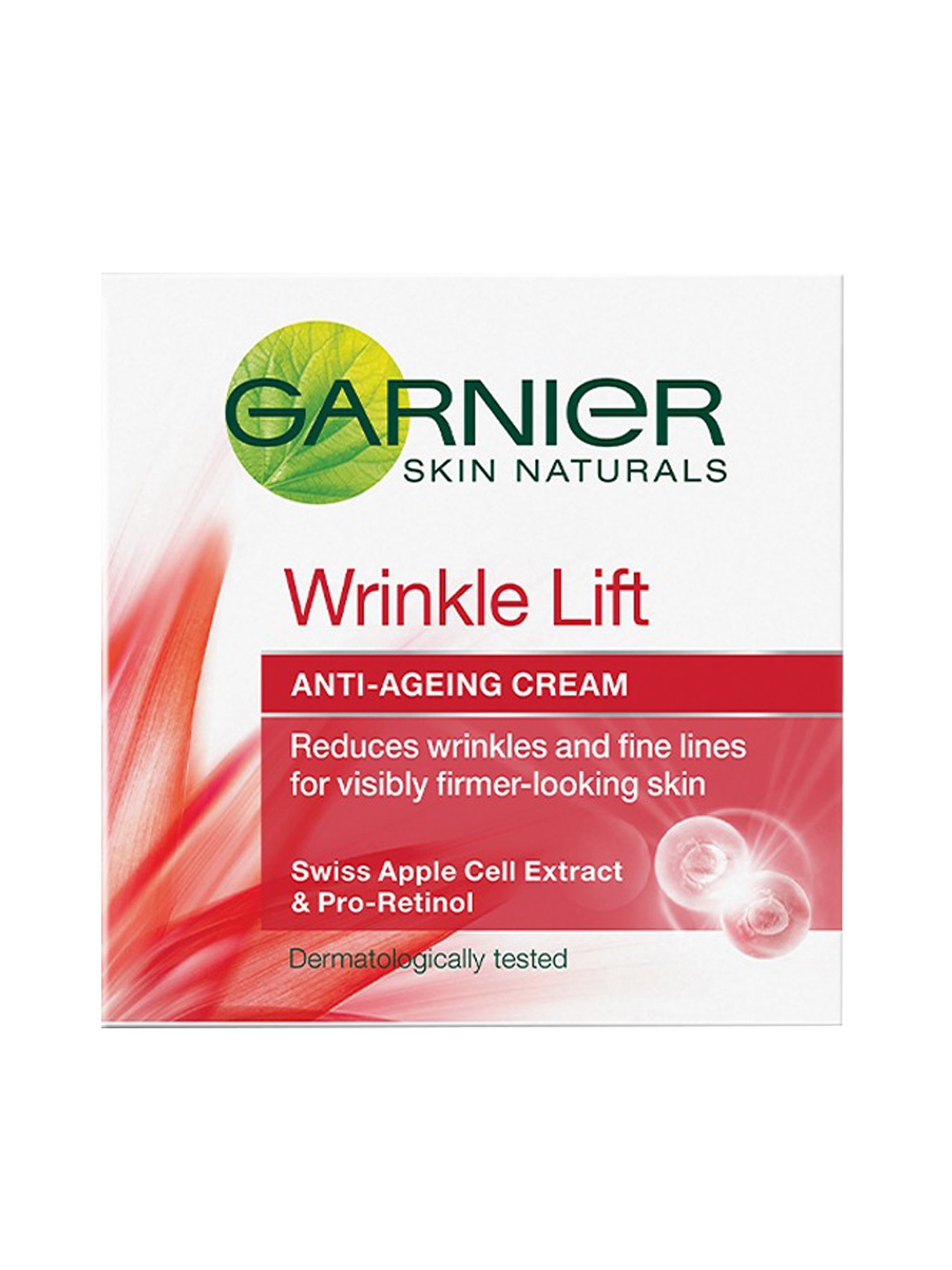 

Garnier Skin Naturals Wrinkle Lift Anti-Ageing Cream to Reduce Wrinkles & Fine Lines- 40 g, Red