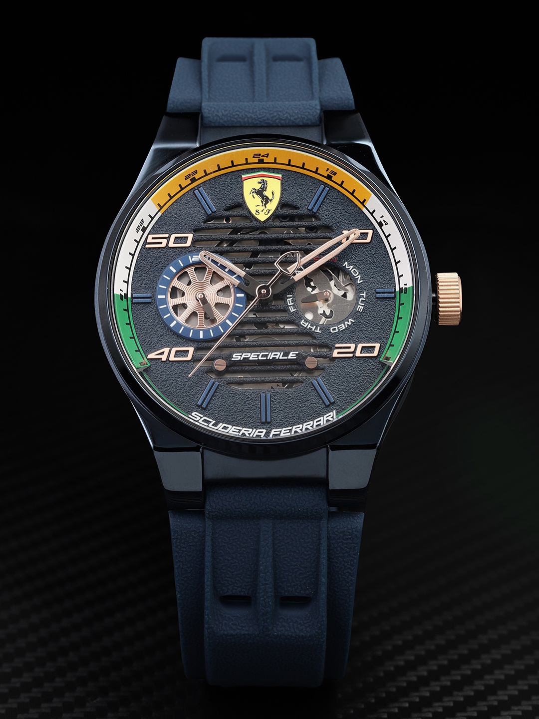 

SCUDERIA FERRARI Men Blue SPECIALE Analogue Watch 0830582