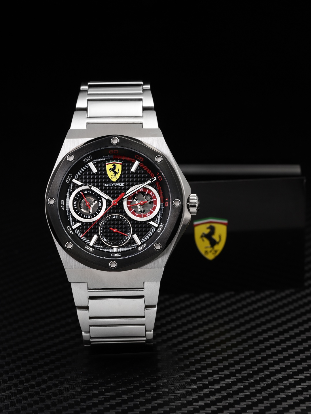 

SCUDERIA FERRARI Aspire Men Black Analogue Watch 0830535