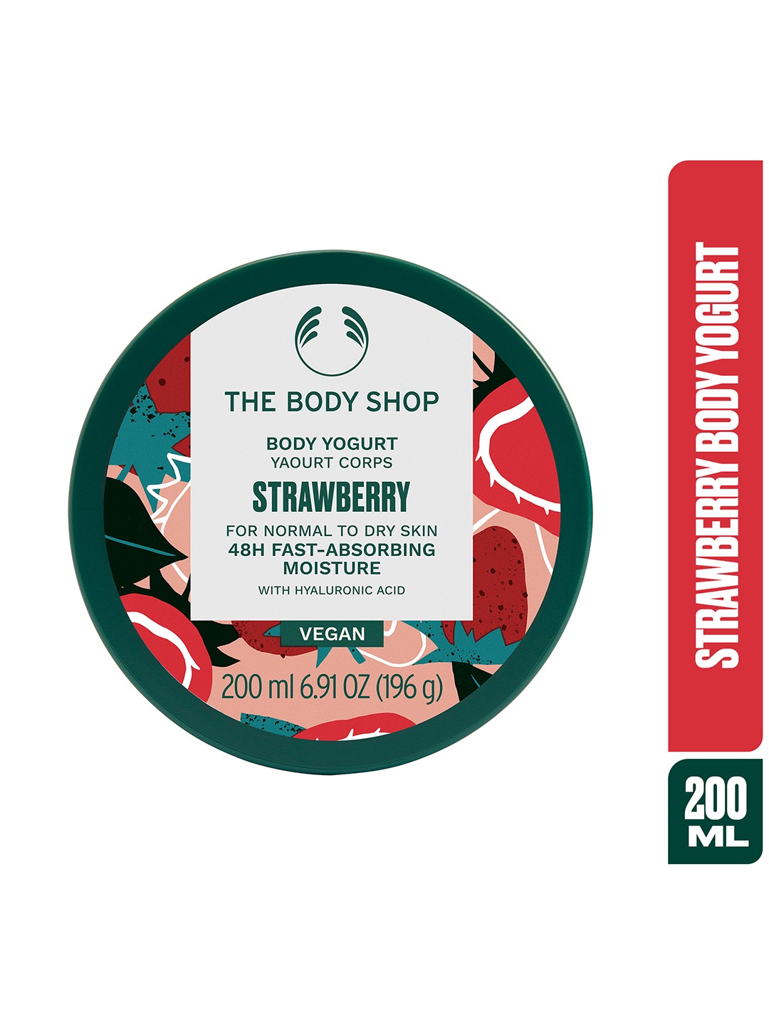 

THE BODY SHOP Strawberry Body Yogurt 200 ml, Pink