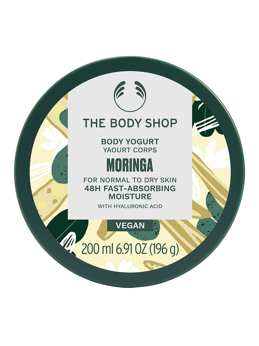 THE BODY SHOP Moringa Sustainable Body Yogurt 200 ml, White