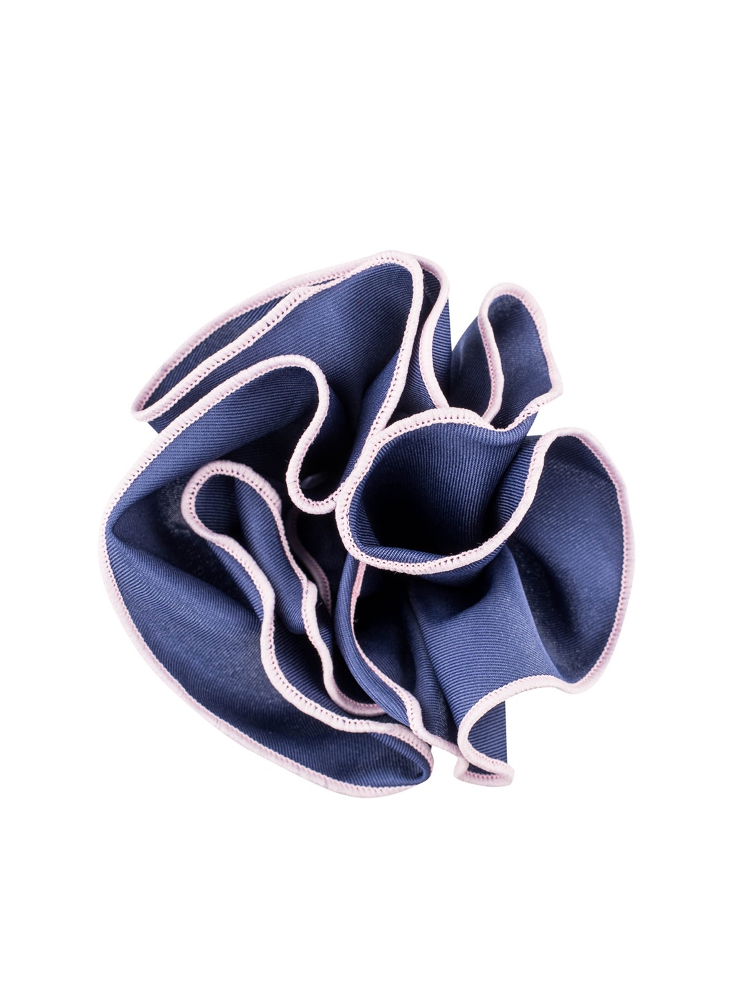 

The Tie Hub Men Navy Blue Round Pocket Square