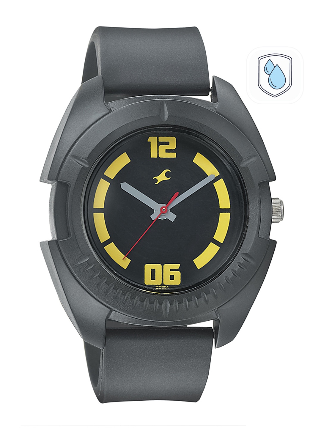 

Fastrack Men Black Dial Watch 3116PP03