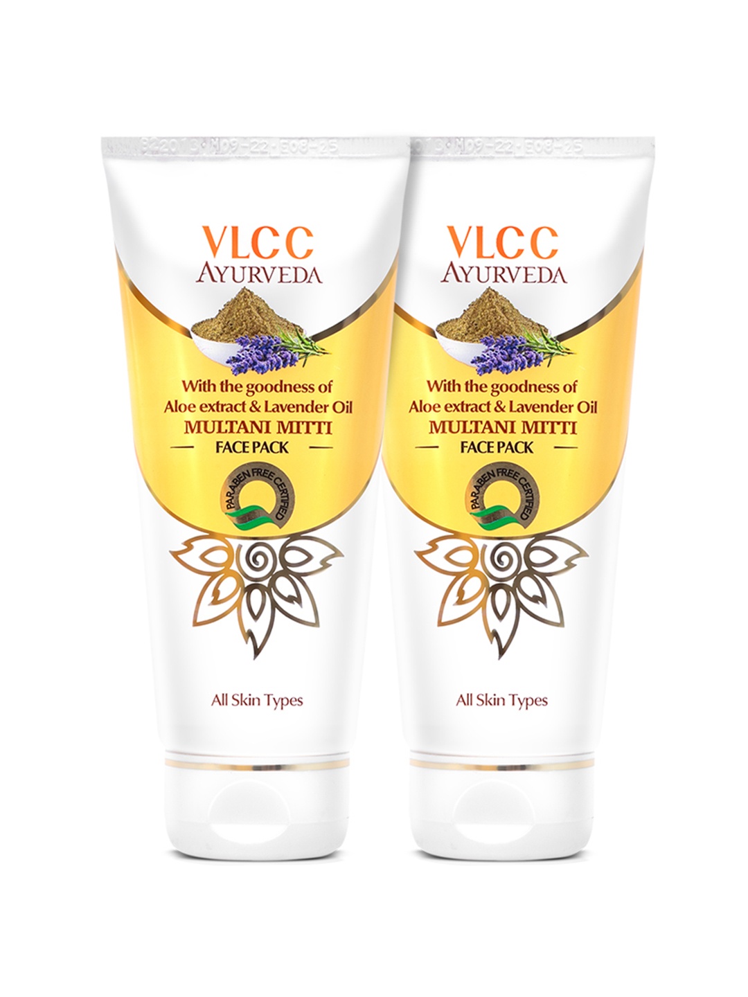 

VLCC Set of 2 Multani Mitti Face Packs 100g, Beige