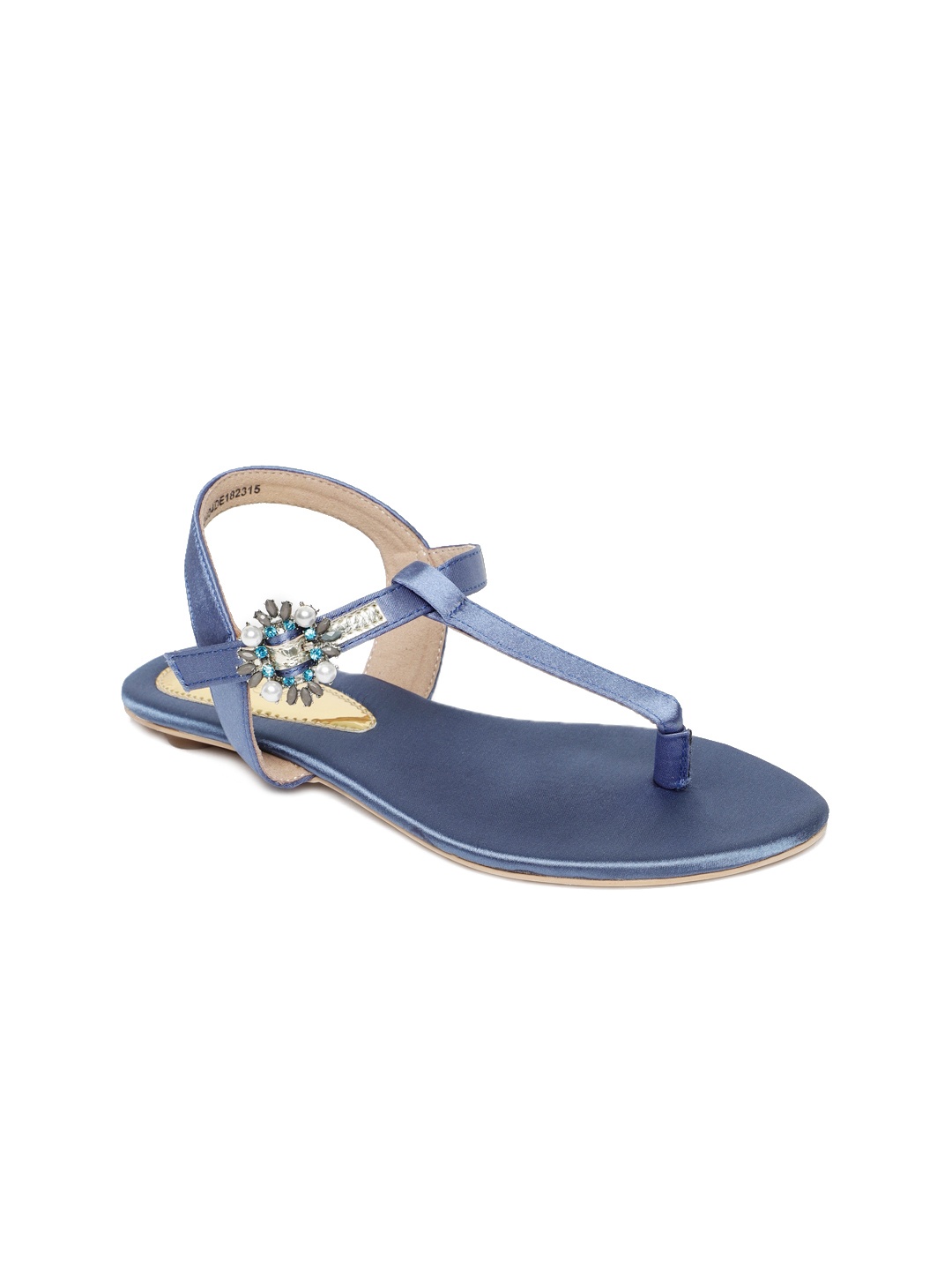 

Catwalk Women Blue Solid T-Strap Flats