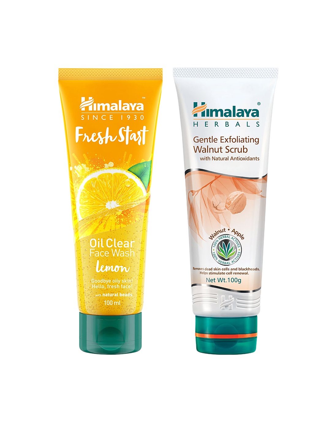 

Himalaya Unisex Pack Of Face Scrub & Wash, Yellow