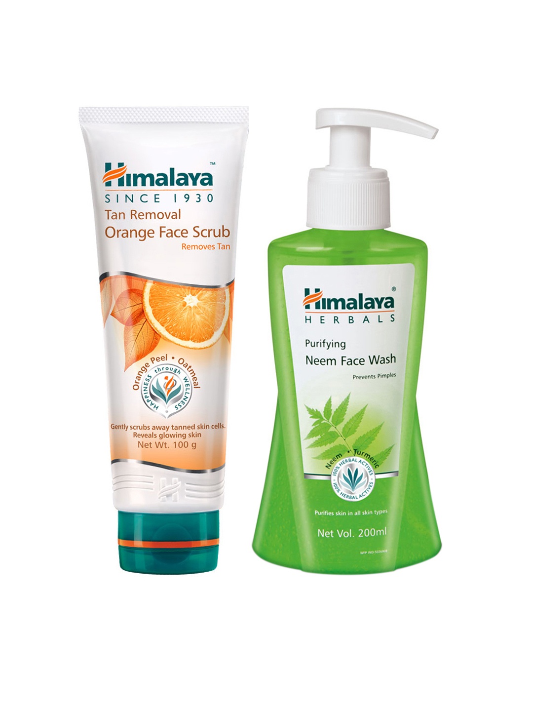 

Himalaya Set of 2 Face Wash & Face Scrub Set, Green