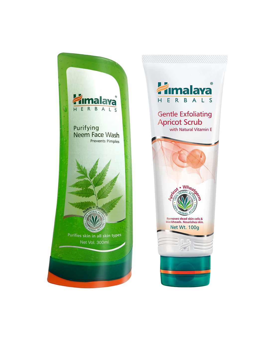 

Himalaya Unisex Face Wash & Face Scrub Set, Green