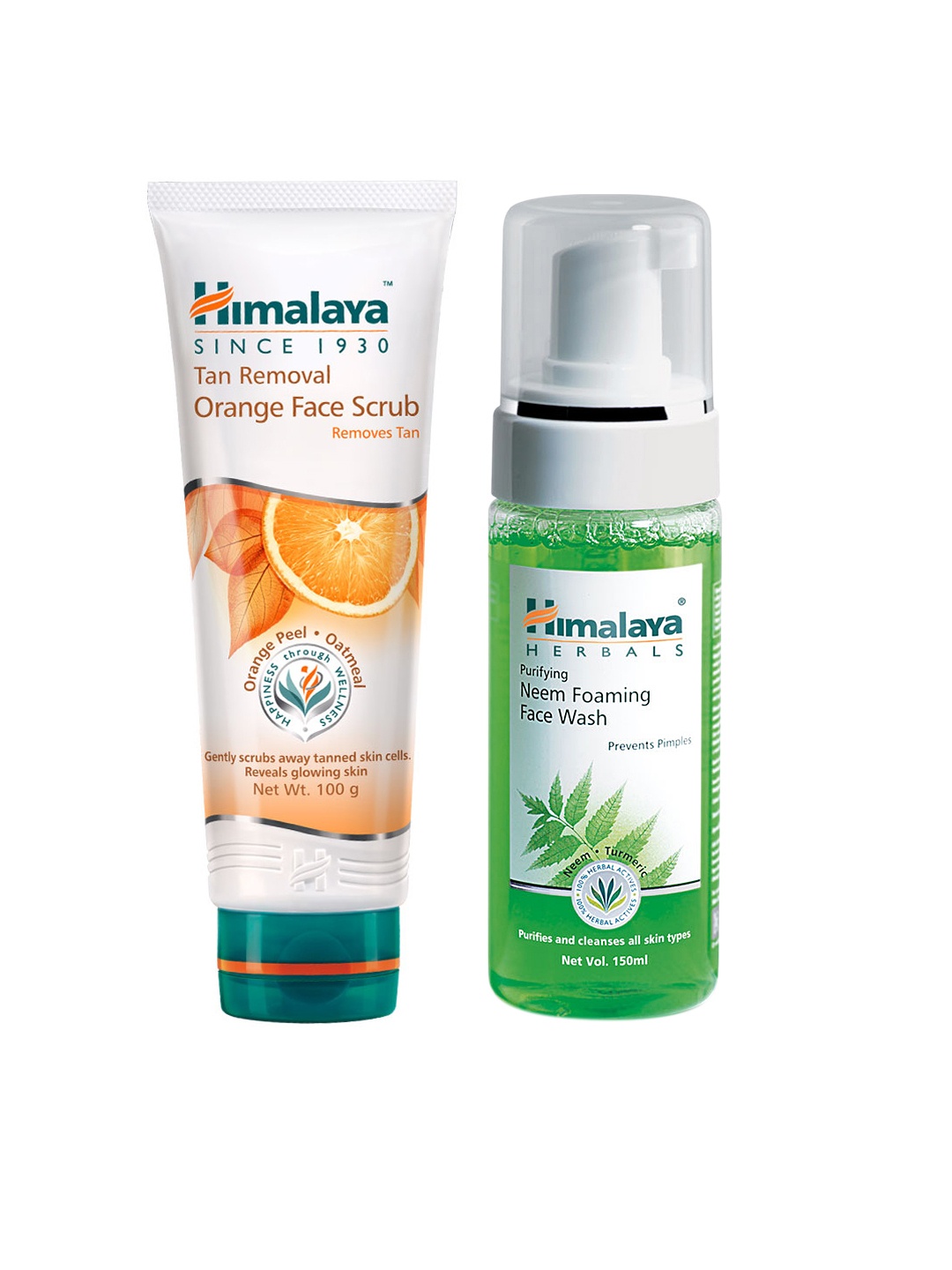

Himalaya Unisex Face Wash & Face Scrub Set, Green