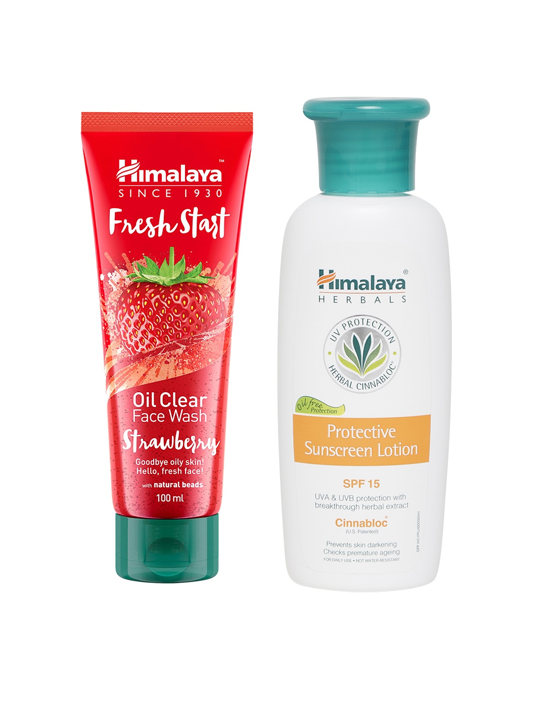 

Himalaya Unisex Face Wash & Sunscreen Lotion, White