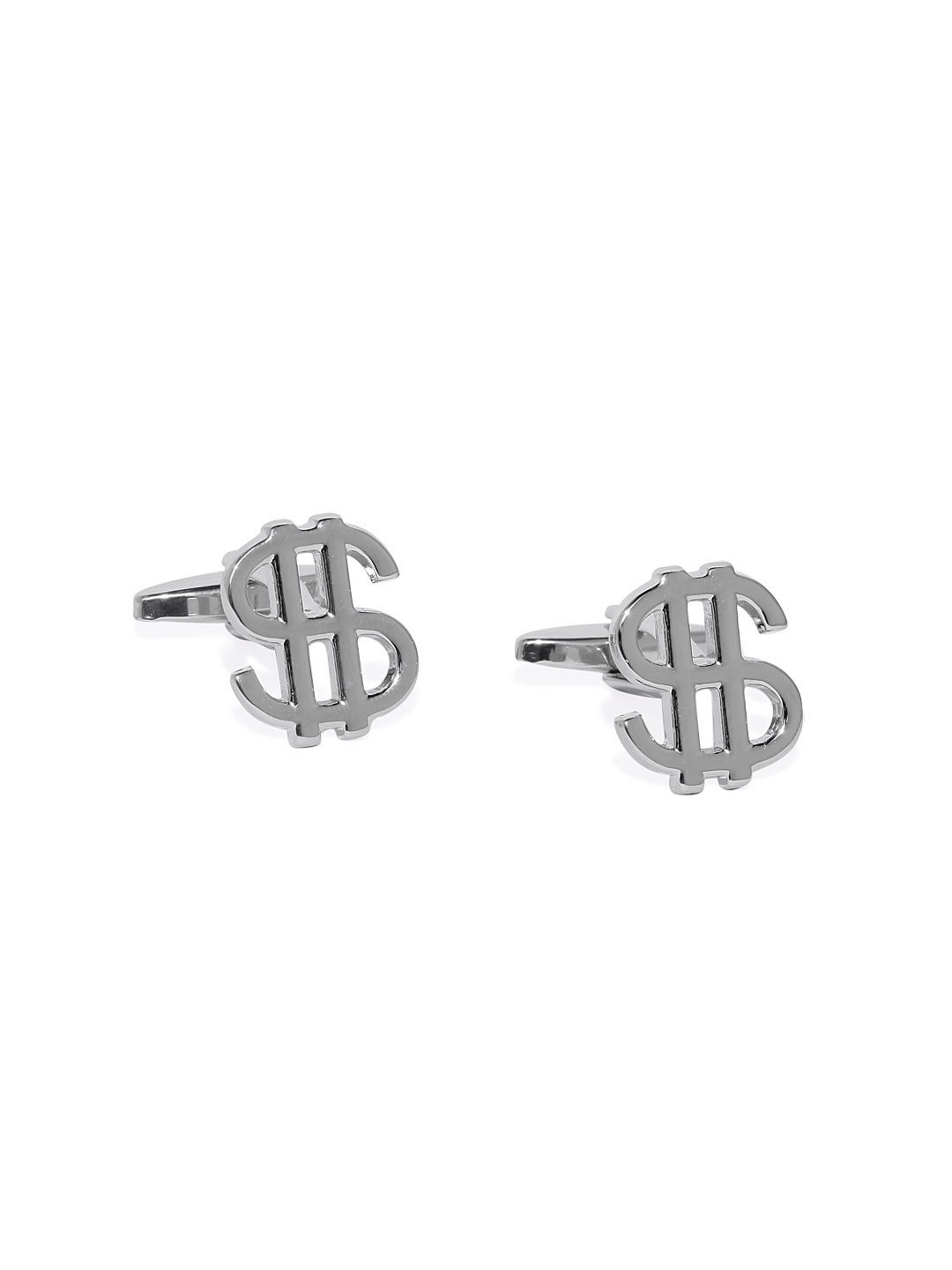 

Peora Silver-Toned Quirky Cufflinks