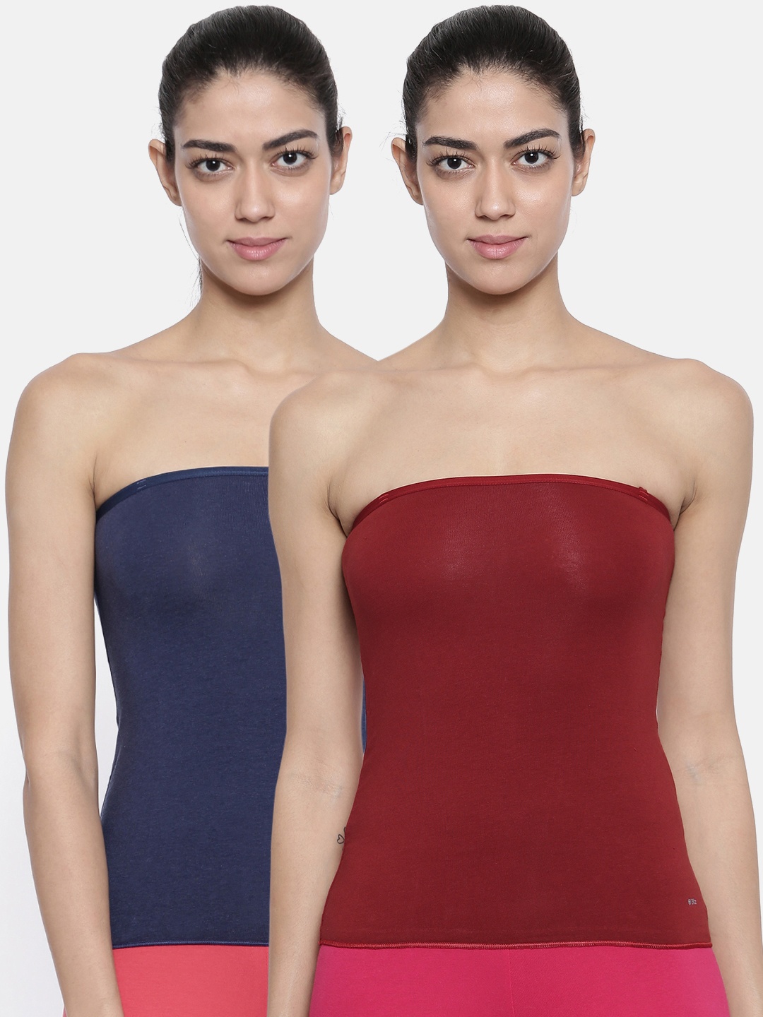 

Bitz Pack of 2 Solid Detachable Straps Camisoles ETC001, Blue