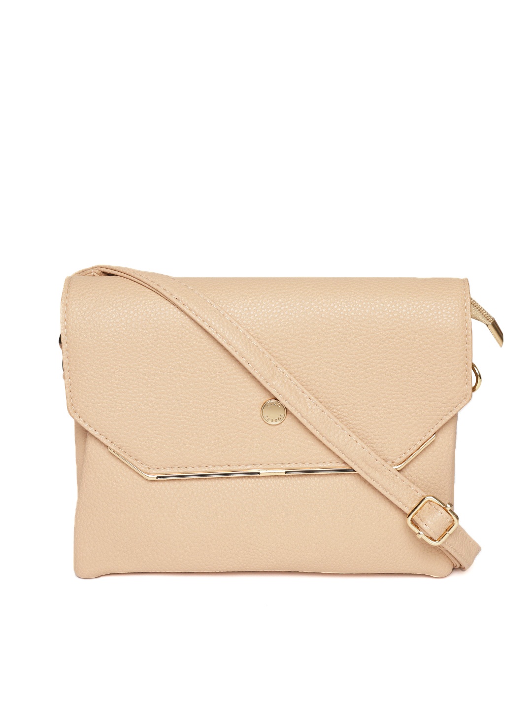 

Lino Perros Beige Solid Sling Bag