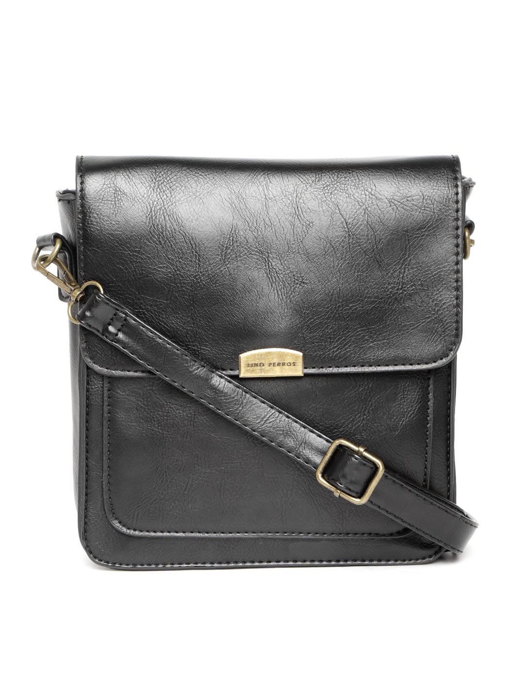 

Lisa Haydon for Lino Perros Black Solid Sling Bag