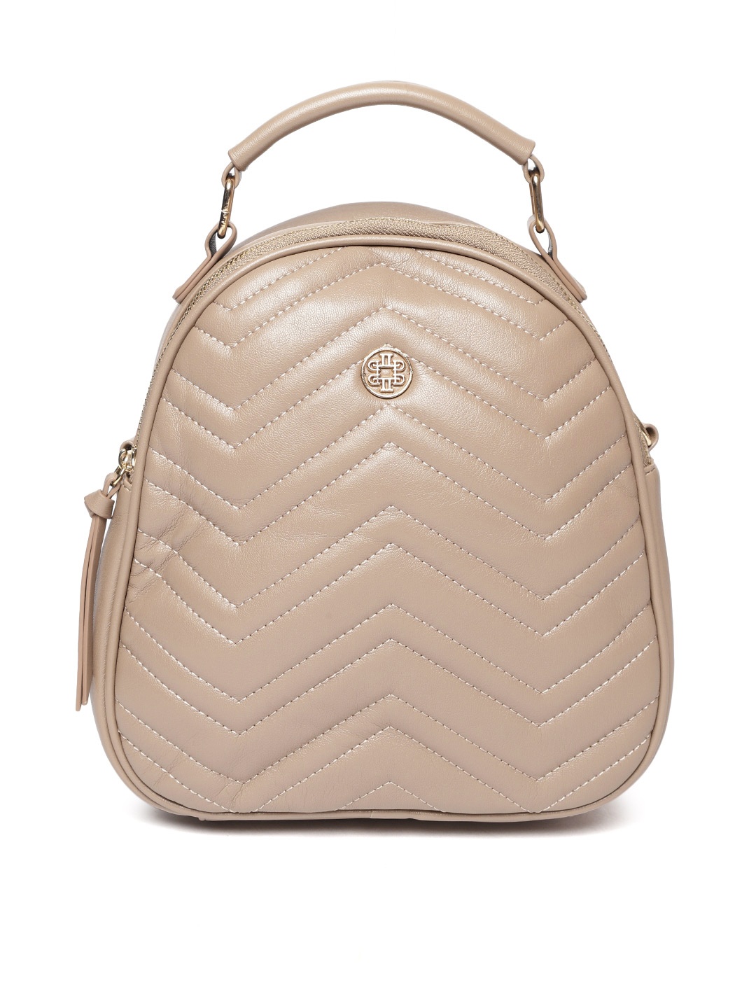 

Lisa Haydon for Lino Perros Women Brown Solid Backpack