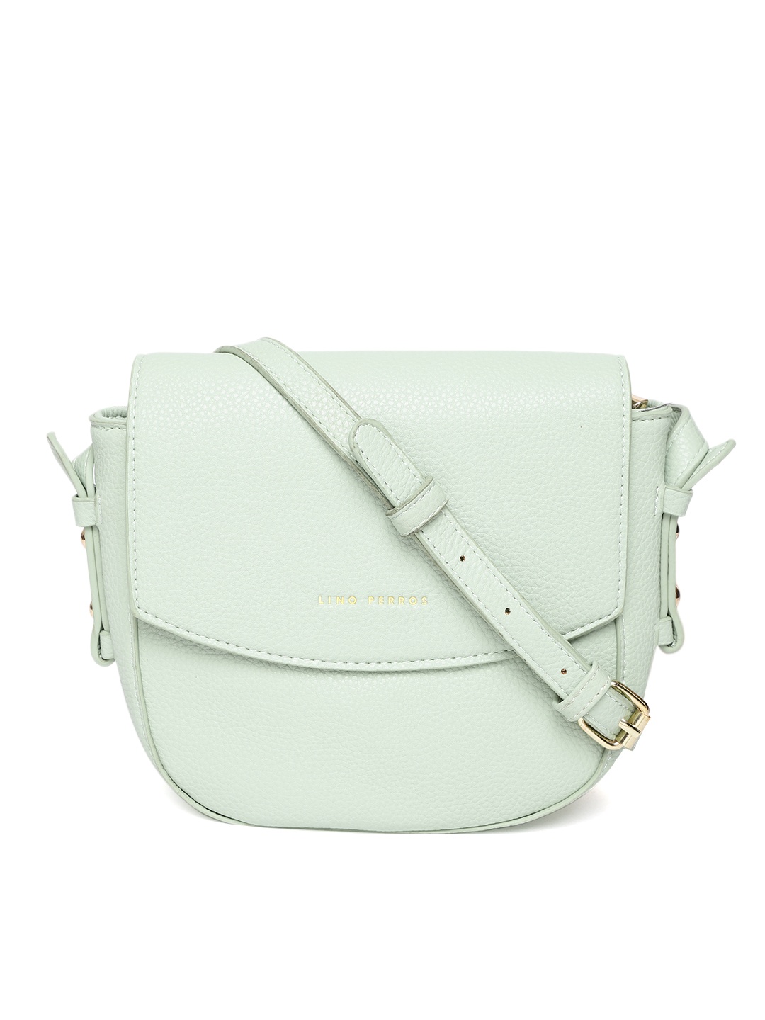 

Lino Perros Mint Green Solid Sling Bag