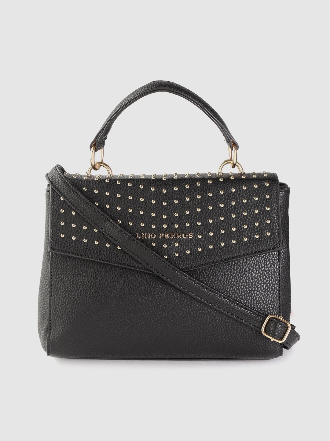 

Lino Perros Black Embellished Satchel