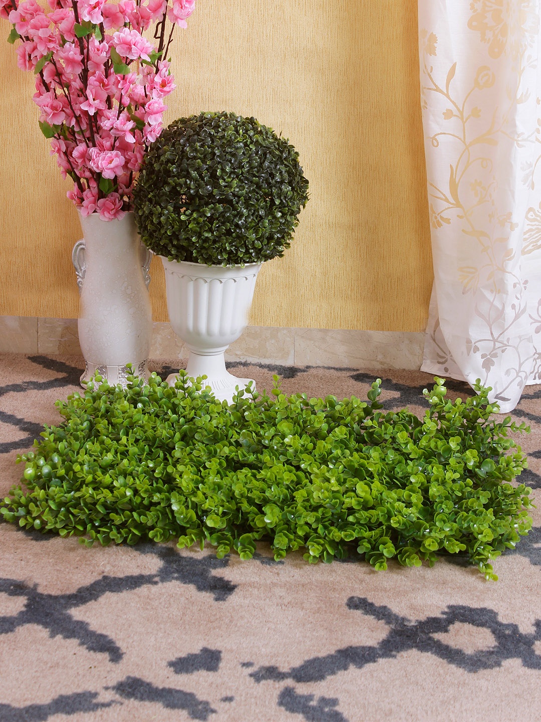 

Fourwalls Green Artificial Wall Eucalyptus Boxwood Mats