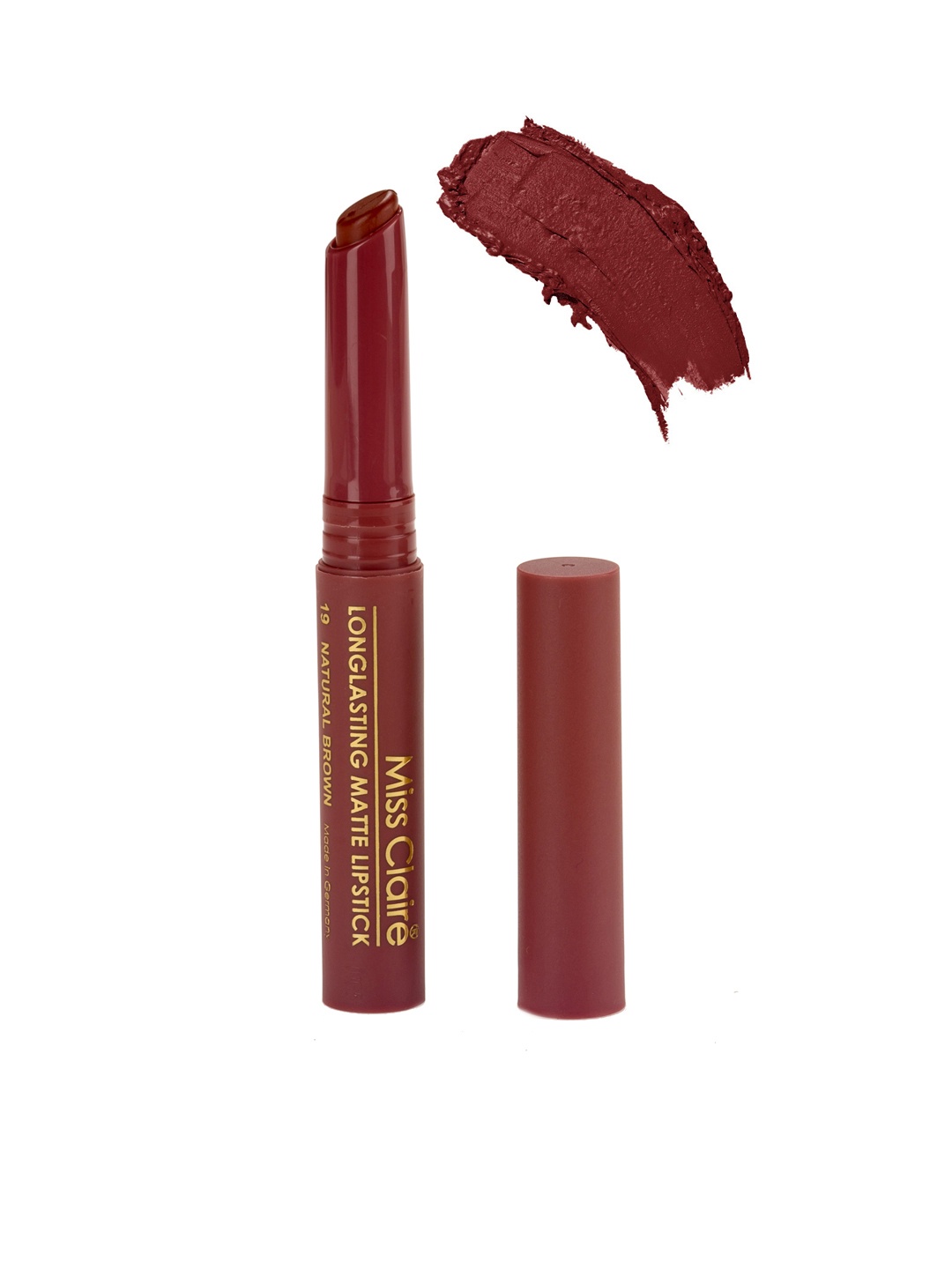 

Miss Claire Long Lasting Matte Lipstick Natural Brown 19 2.5 g
