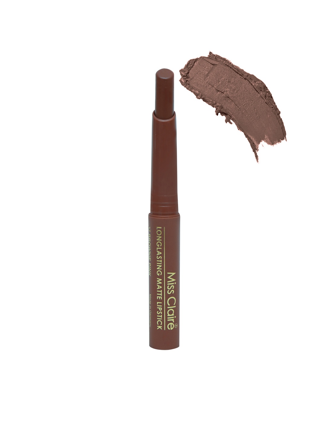 

Miss Claire Brownie Pink 37 Long Lasting Matte Lipstick, Brown