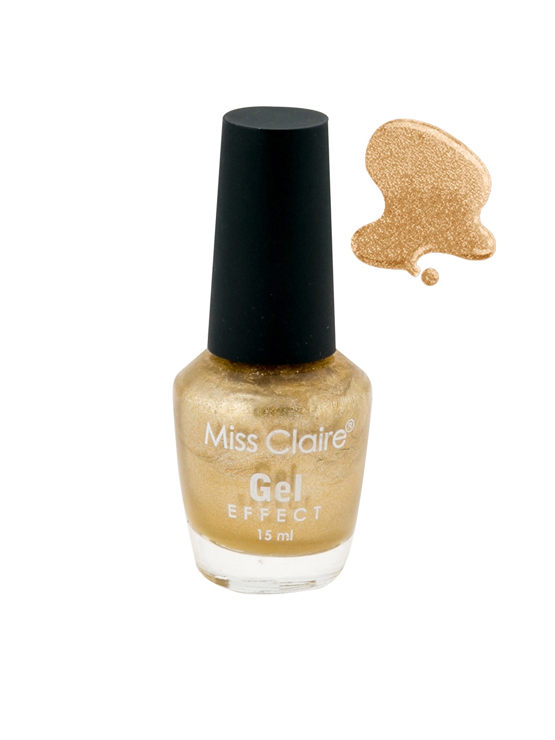 

Miss Claire Gel Effect G12 Nail Polish 15 ml, Gold