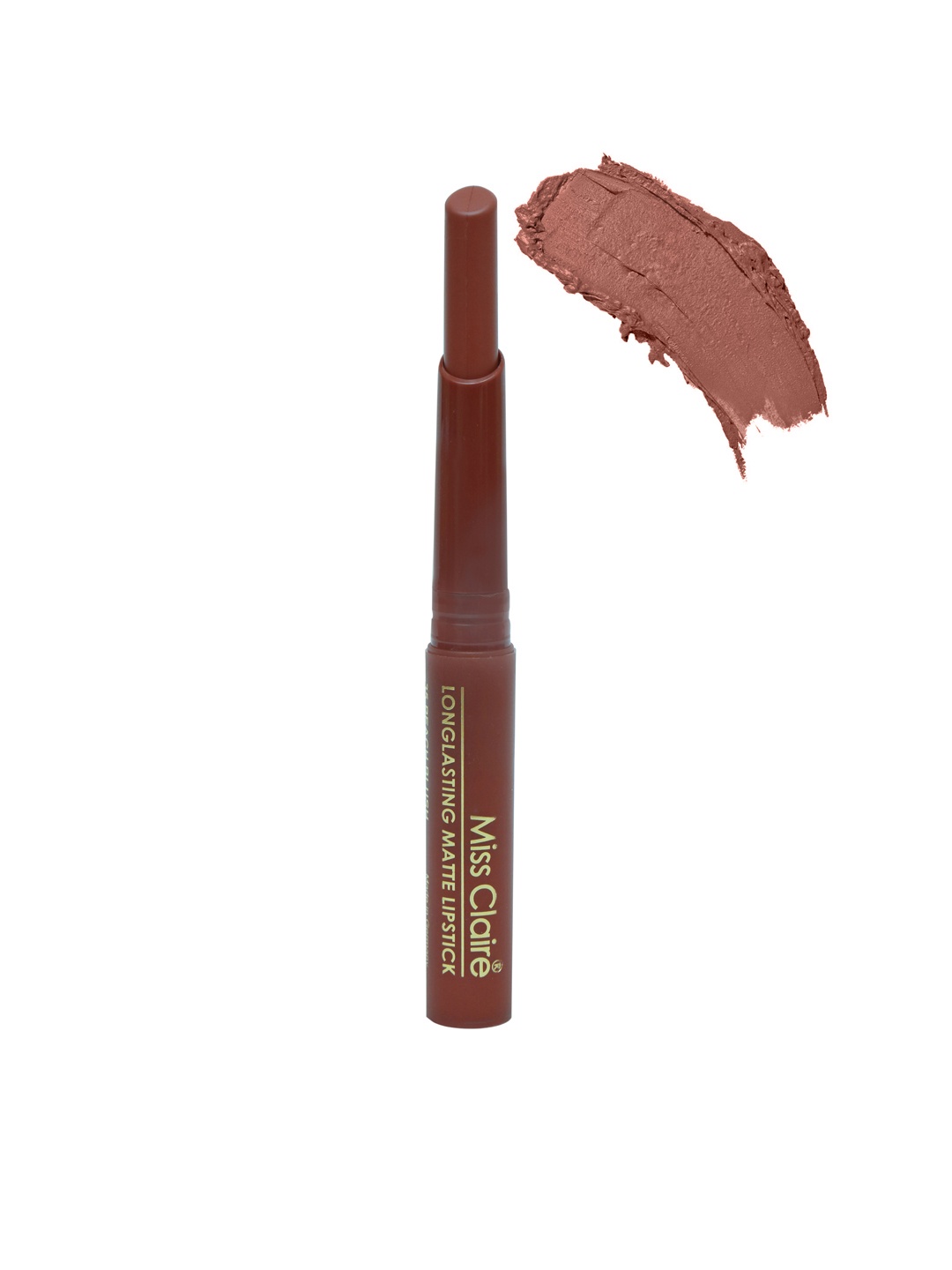 

Miss Claire Long Lasting Matte Lipstick- Peach Blush 35, Brown
